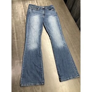 levi strauss signature jeans Women's Sz 4 Mid Rise 27X32 Bootcut Stretch
